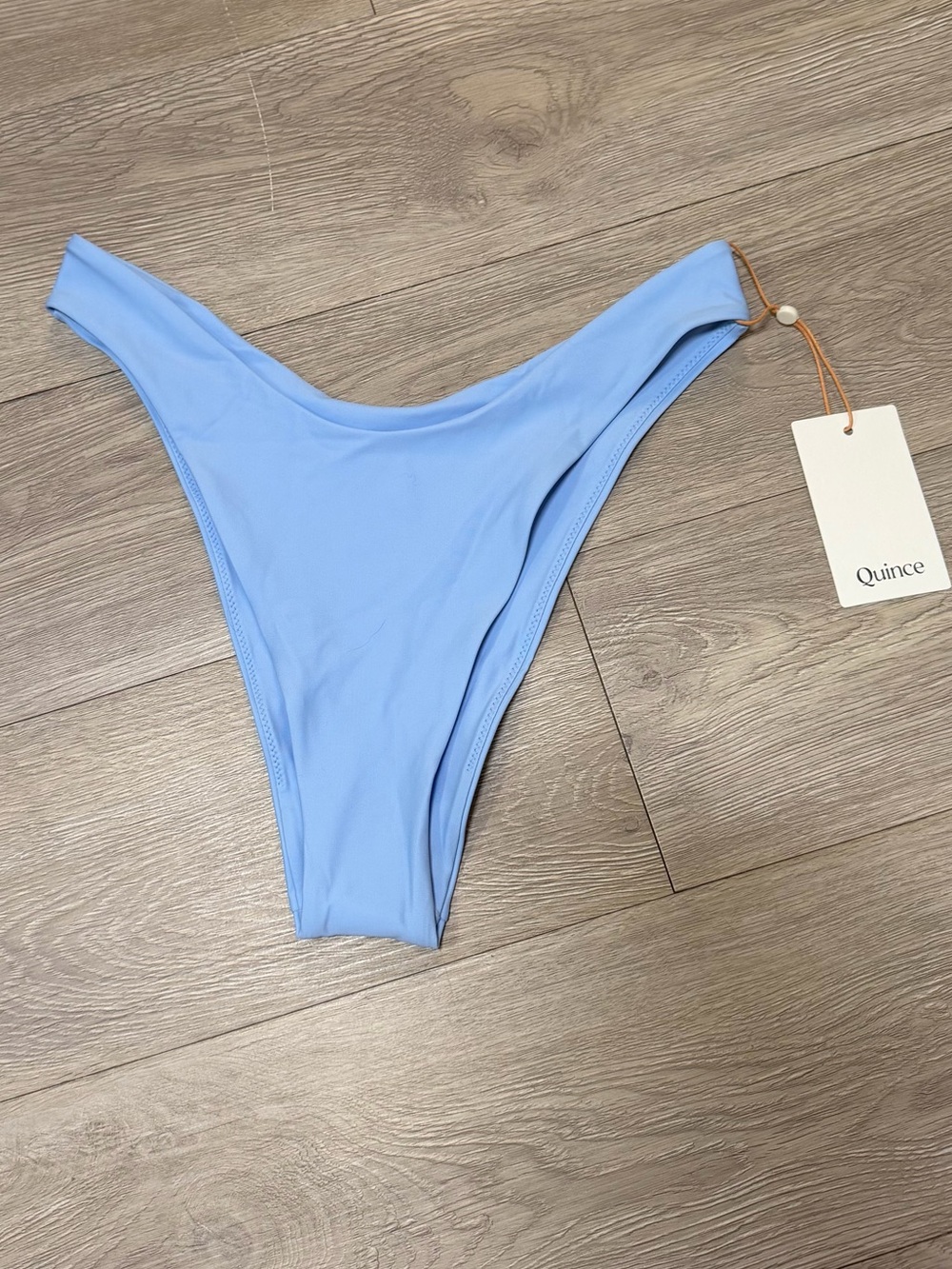 Quince Baby Blue High-Cut Women's Bikini Bottom